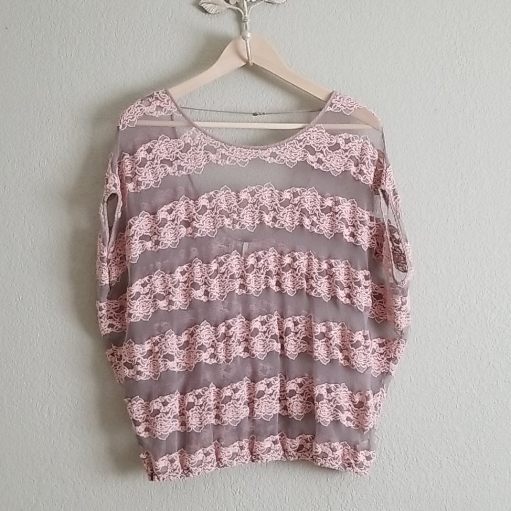 Free people extra small lace top